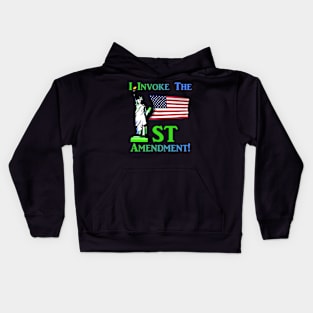 I Invoke the 1st Amendment! Kids Hoodie